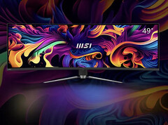 MSI heeft de MPG 491CQP QD-OLED als eerste in China gelanceerd. (Afbeeldingsbron: MSI)