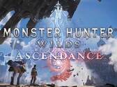 Officiële onthullingsafbeelding voor Monster Hunter Wilds: Ascendance, dat in 2027 op pc en consoles verschijnt.