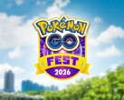 De officiële promotieafbeelding voor Pokémon GO Fest 2026.