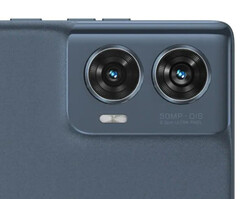 De Edge 50 Fusion behoudt de twee naar achteren gerichte camera&#039;s van zijn voorganger. (Afbeeldingsbron: Android Headlines)