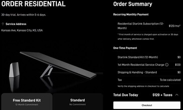De gratis Starlink schotelantenne-aanbieding gaat gepaard met een verbintenis voor een Residential-abonnement van 12 maanden.