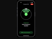 De Emergency SOS satellietdienst van de iPhone 14 maakt geen gebruik van Starlink (afbeelding: Apple)
