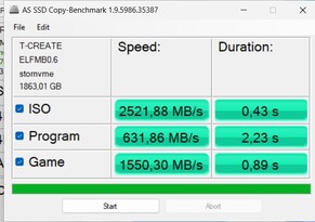 AS SSD kopiëren