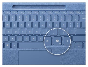 Het Surface Pro Flex-toetsenbord compenseert de prijs van $450 met een CoPilot-knop om de AI te starten en een vibrerend, hapatisch touchpad. (Bron: Microsoft)