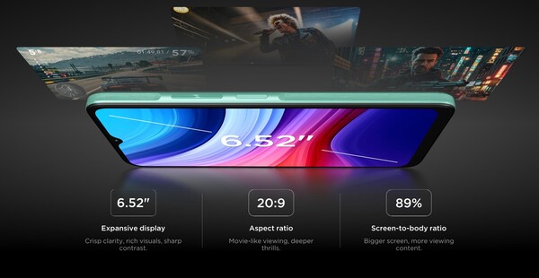 De Alcatel 3 (2025) heeft een HD+ scherm en een helderheidsniveau van 400 nits. (Afbeeldingsbron: Alcatel)