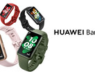 De Huawei Band 7 zal verkrijgbaar zijn in vier kleuren, alle met een dunnere en lichtere behuizing dan de Band 6. (Afbeelding bron: Huawei)