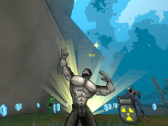 Een screengrab van Megabonk&#039;s Megachad (bron: Steam Community)