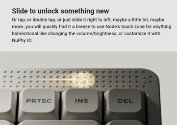 NuPhy Node75 aanraakbalk (bron: NuPhy)