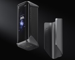 De Rapid Pro X Power Bank heeft een groot display en ondersteuning voor verwijderbare accessoires. (Afbeeldingsbron: EcoFlow)