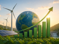 Hernieuwbare energiebronnen winnen aan populariteit.