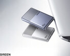 De Nexode Air 65W Slim kost in China ongeveer 19 dollar. Afbeelding: een promotiefoto waarop de twee kleurvarianten van de oplader te zien zijn.