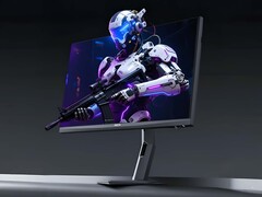 De afbeelding toont de AOC AG277UX Gaming Monitor met een 27-inch beeldscherm 