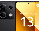 De Redmi Note 13 5G in de kleurstelling 'Graphite Black'. (Afbeeldingsbron: Aldi Talk)