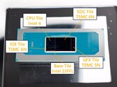 Vermoedelijke Intel Meteor Lake SoC gespot in het wild. (Afbeelding Bron: PCWatch)