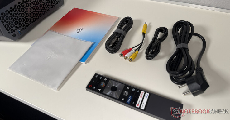 Omvang van de levering (leren omslag niet in afbeelding)