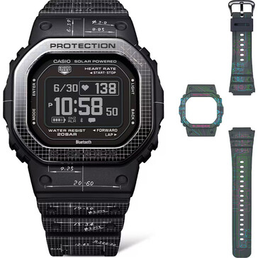De Casio G-Shock G-SQUAD DW-H5600EX-1JR smartwatch. (Beeldbron: Casio)