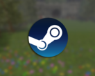 Cheese Rolling is gebaseerd op de beroemde afdaling van Gloucestershire in Engeland, die jaarlijks plaatsvindt. Afgebeeld - het Steam-logo over een wazig ingame screenshot. (Afbeeldingsbron: Steam - Bewerkt)