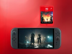 Final Fantasy 7 Rebirth getoond op Switch 2 Game-Key Card en console (Afbeeldingsbron: Square Enix, Nintendo of America)