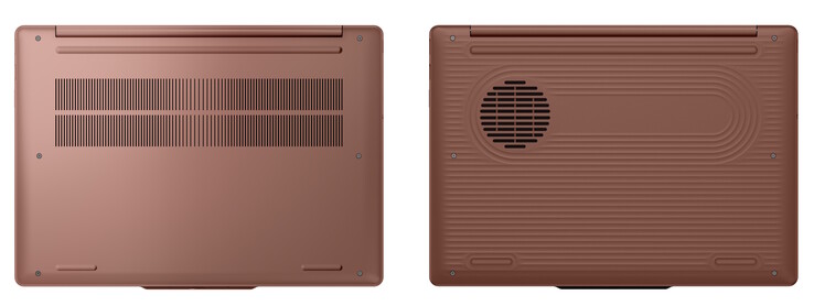 Sommige Ideapad Vibe-laptops hebben een kunststof onderkant, terwijl andere een metalen onderkant hebben, afhankelijk van de configuratie.