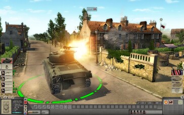 Afgebeeld: Een gameplay screenshot van Men of War: Assault Squad.