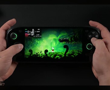 Hollow Knight: Silksong met 108 FPS op de Ayn Odin 2 Portal via Proton 11 ARM64.