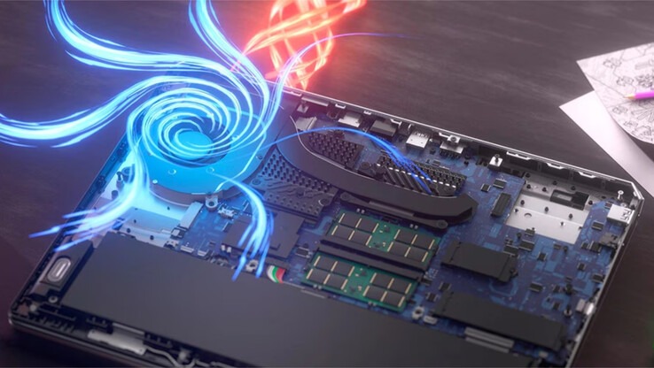 De LOQ Essential 15IRH11 beschikt over uitbreidbaar RAM-geheugen en twee SSD’s, maar slechts één ventilator.