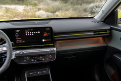 De nieuwe Kona EV heeft sfeerverlichting in het interieur. (Afbeelding bron: Hyundai)