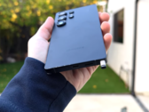 De S25 Ultra post-drop test. (Afbeeldingsbron: PBKReviews via YouTube)