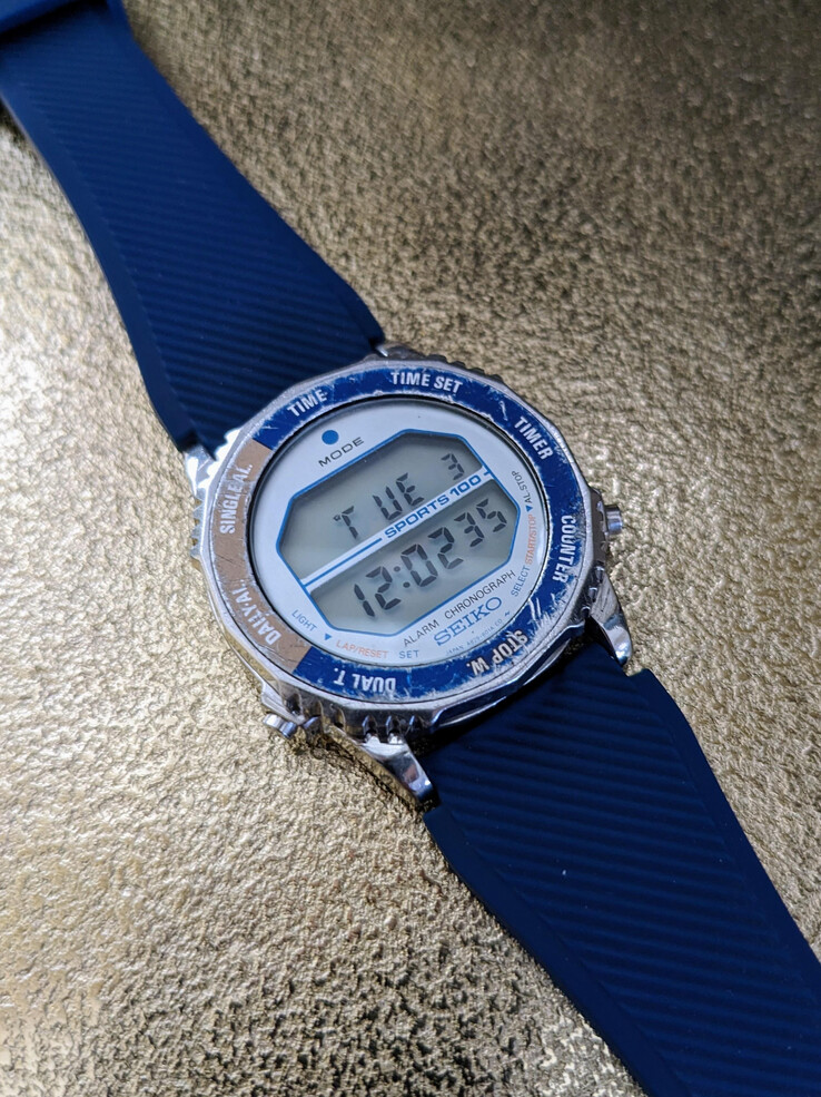 De originele Seiko Rotocall uit 1982. (u/sleimanbs via r/Watchexchange op Reddit)