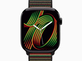 Apple horloge met Unity Rhythm wijzerplaat en zwarte Unity band (Afbeelding bron: Apple)