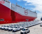 De autoschip Shenzhen van BYD zet de eerste koers uit naar Brazilië met 7000 elektrische auto's (bron: PDChina on X)