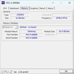 CPU-Z Geheugen