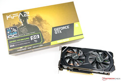 De KFA2 GeForce GTX 1660 Super 1-Click OC Desktop GPU. Testmodel geleverd door KFA2.