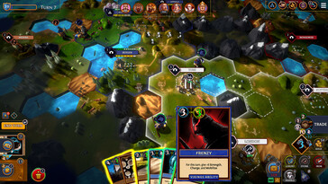 Afbeelding: Een screenshot van de gameplay van Hexarchy.