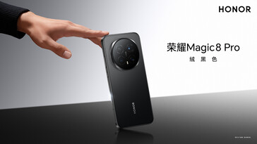 Magic 8 Pro in Zwart (Afbeelding bron: Honor)