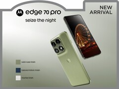 De Motorola Edge 70 Pro heeft een vertrouwd ontwerp.
