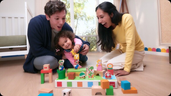 De My Mario Wood Block set is verkrijgbaar in 3-delige en 30-delige sets. (Afbeeldingsbron: Nintendo)