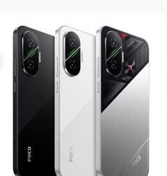 De Poco F7 in zijn drie kleuropties. (Bron: Mukul Sharma)