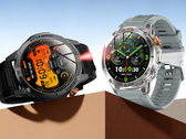 Twee Rollme PowerX smartwatch renders op een muurhoek.