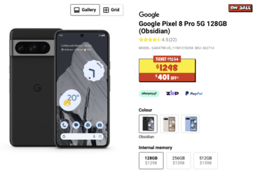 Pixel 8 Pro krijgt een flinke korting van $401 in Australië. (Bron: JBHIFI)