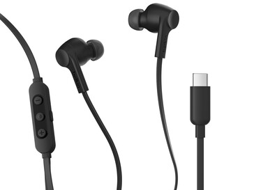De bedrade SoundForm oordopjes van Belkin hebben een 4 ft lange kabel. (Afbeeldingsbron: Belkin)
