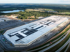 De Gigafactory in Texas heeft zijn eigen batterij-energieopslagsysteem. (Afbeeldingsbron: Tesla)