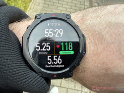 T-Rex 3 Pro tijdens een wandeltraining