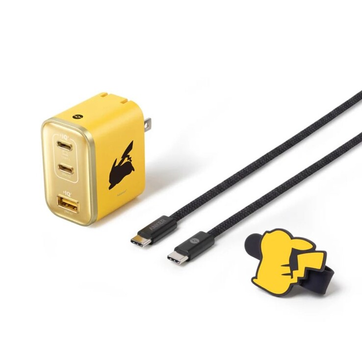 De Anker x Pokémon Nano-oplader (70W, 3 poorten)