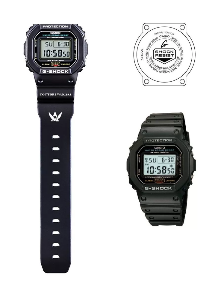Het Casio G-Shock x Wakasa Town limited edition DW-5600UE horloge. (Afbeeldingsbron: Casio)