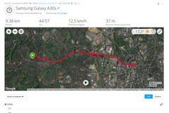 GPS test: Samsung Galaxy A30s - Overzicht