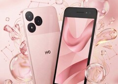 Met zijn brede schermranden ziet de HMD Asha 305 Pro eruit als een retro-smartphone.