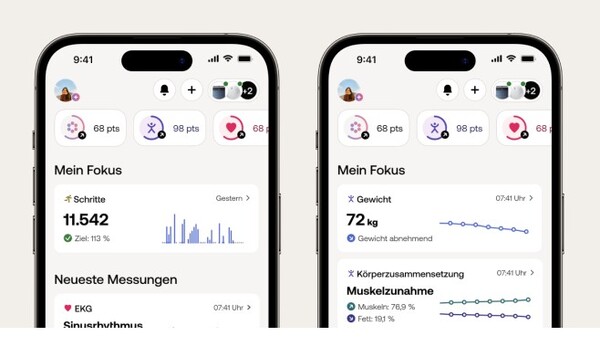 De Withings app brengt nu belangrijke meetgegevens in beeld. (Afbeeldingsbron: Withings)