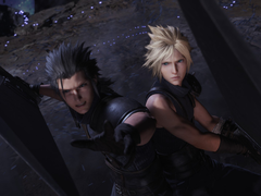 Een screengrab van Zack en Cloud in Final Fantasy VII Rebirth