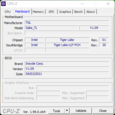 Systeem info: CPU-Z moederbord